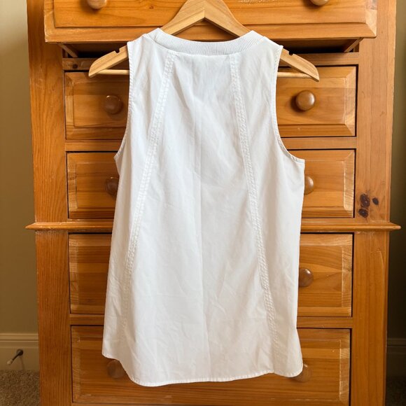 Athleta Women's Zypher Refined Crew Neck Tank‎ White Size S - Picture 2 of 5